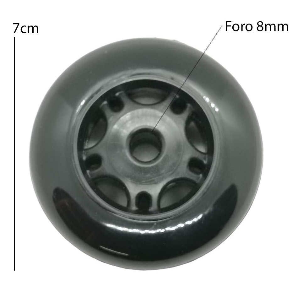 RUOTA IN GOMMA RICAMBI PER BIKE SPINNING STRIDING NERA