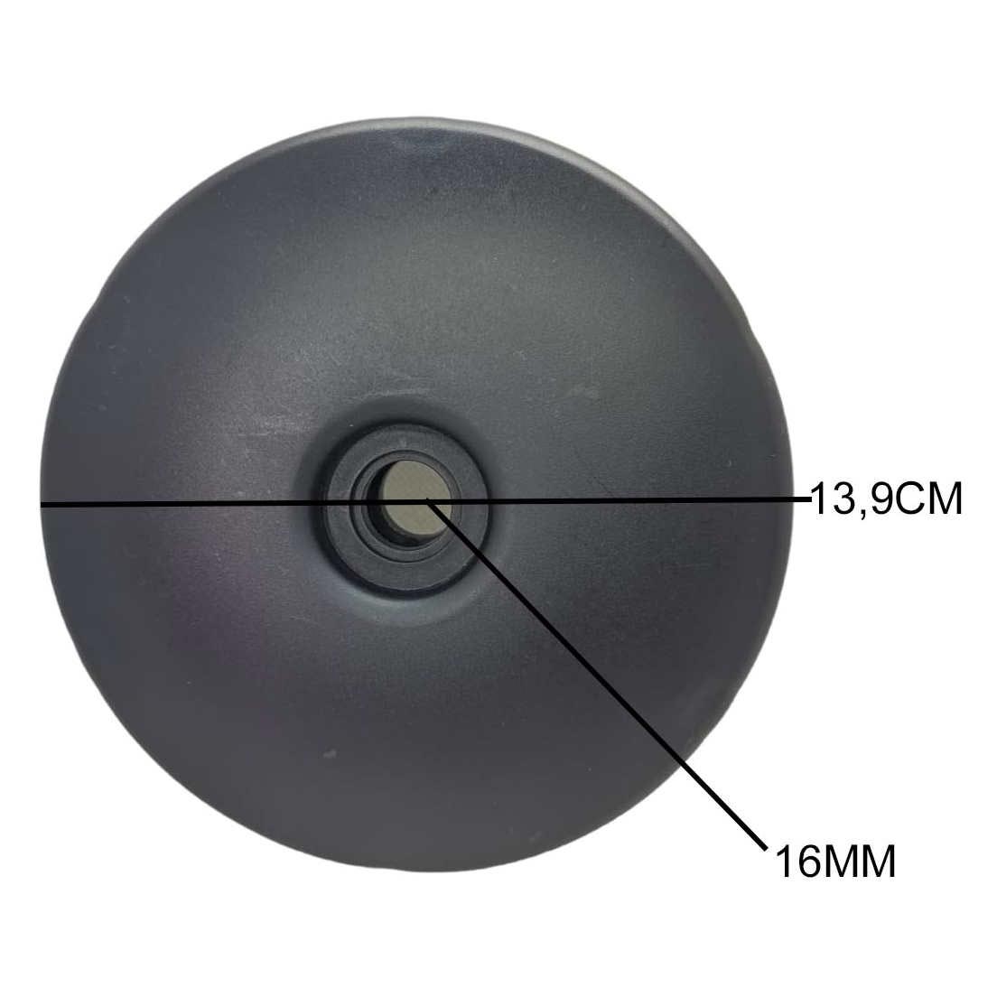 TAPPO COPERCHIO BORCHIA PER CARRUCOLE PULEGGIA COMPATIBILE TECHNOGYM SELECTION 14CM