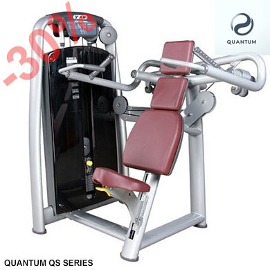 QUANTUM QS SERIES - 
SHOULDER PRESS - SCONTO DEL 30% SUL LISTINO CON PICCOLO ANTICIPO E SALDO ALLA SPEDIZIONE. EXTRA SCONTO 5% SE PAGHI SUBITO.