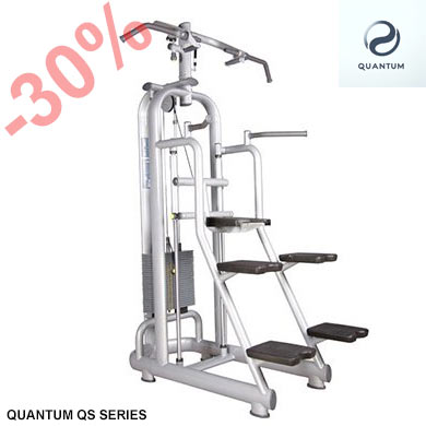 QUANTUM QS SERIES - 
ASSISTED CHIN UP/DIP - SCONTO DEL 30% SUL LISTINO CON PICCOLO ANTICIPO E SALDO ALLA SPEDIZIONE. EXTRA SCONTO 5% SE PAGHI SUBITO.