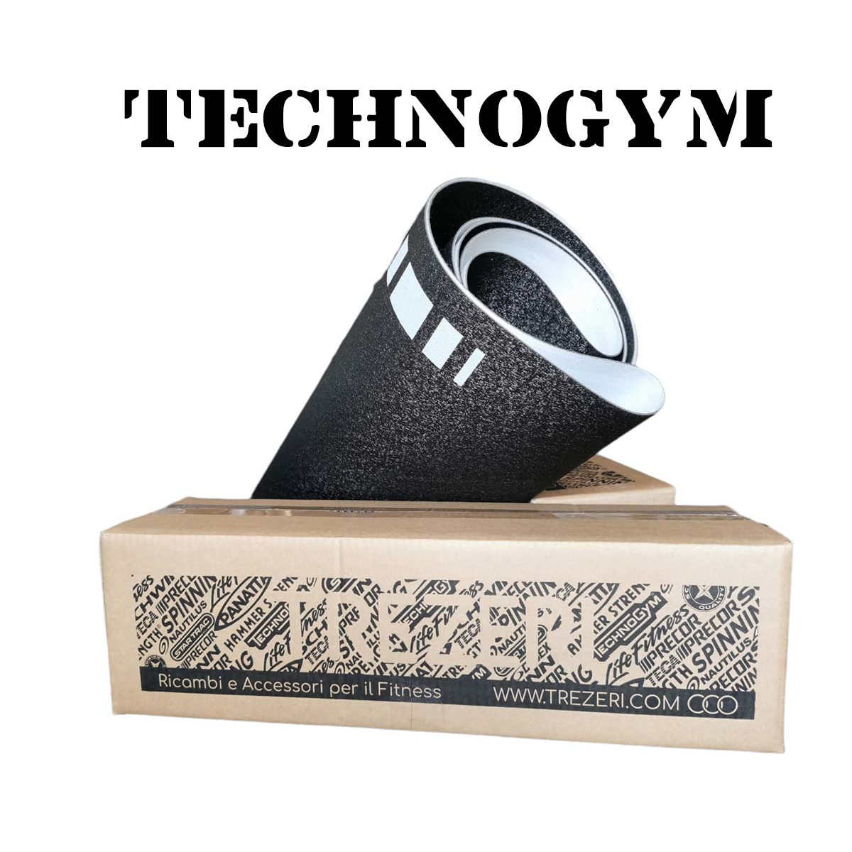 NASTRO TAPIS ROULANT 3370*540 *2MM LUBRIFICATO TECHNOGYM RUN EXCITE 500 700 900 NOW UNITY