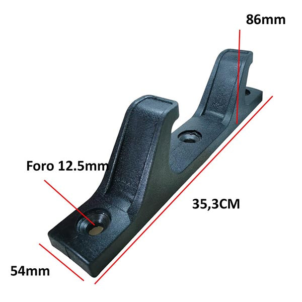 APPOGGI BILANCIERE DOPPIO SUPPORTO COMPATIBILE PER PANCA PIANA TECHNOGYM SELECTION