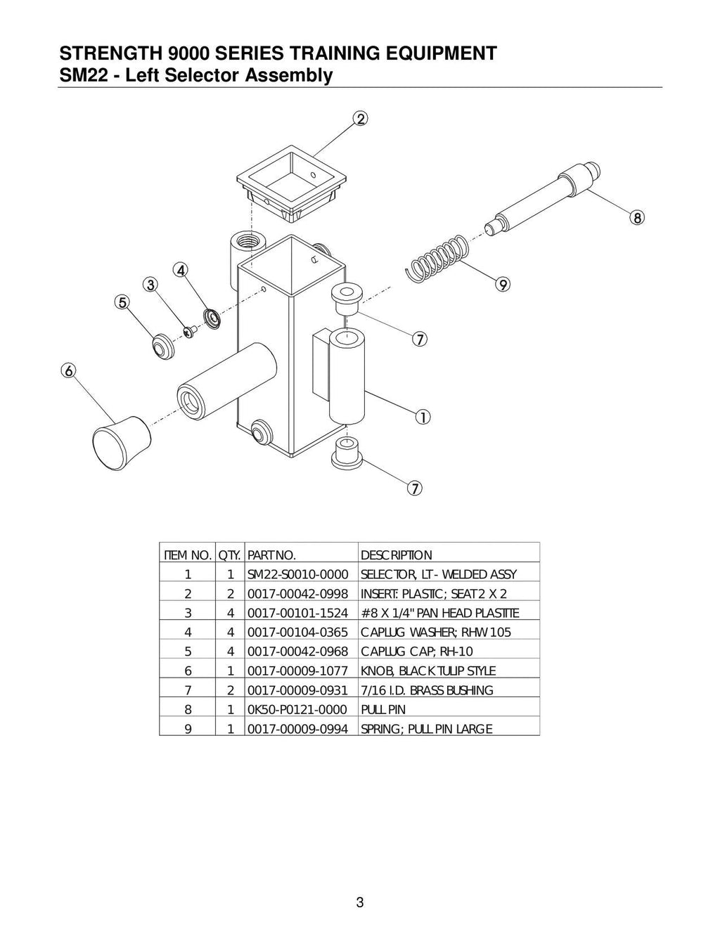 CAVO PER MACCHINE LIFEFITNESS - Cavo Assembly 1/8 Wire Cavo 3/16 Coated SM22 Life Fitness - OEM: 9239403