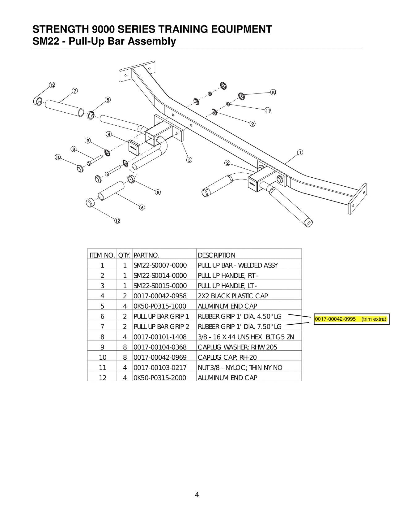 CAVO PER MACCHINE LIFEFITNESS - Cavo Assembly 1/8 Wire Cavo 3/16 Coated SM22 Life Fitness - OEM: 9239403