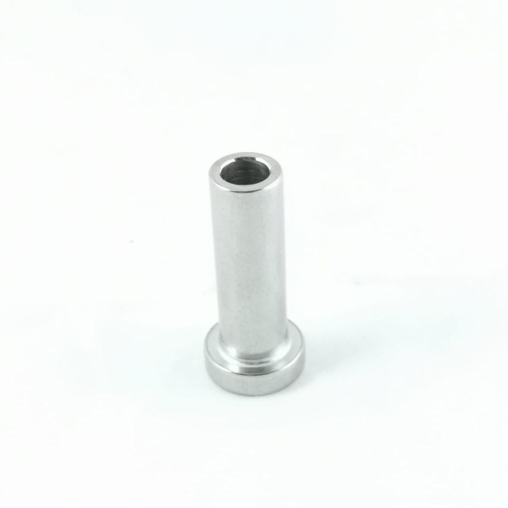 TERMINALE DISCO A PRESSARE CRIMPARE PER CAVO ACCIAIO - DISCO 15 MM - FORO 6,5 MM