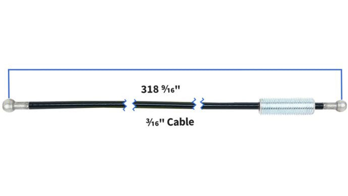 CAVO PER MACCHINE LIFEFITNESS - Cavo per le LifeFitness Signature Series Strength,8091,4mm - OEM: 8946907